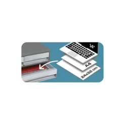 FICHERO CAJONES DE SOBREMESA CEP MOOV UP RECICLADO 80% 3 CAJONES COLOR GRIS 275X369X146 MM