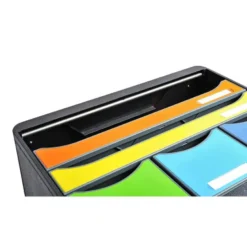 Fichero cajones sobremesa Exacompta Iderama Arlequin 6 cajones multicolores 270x355x271 mm.