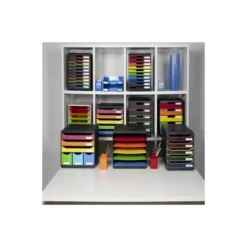 Fichero cajones sobremesa Exacompta Big-Box plus Iderama Arlequin 5 cajones apaisado multicolores
