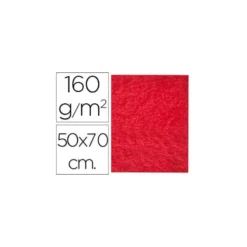 Fieltro Liderpapel 50x70cm color rojo
