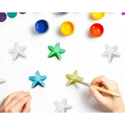FIGURA DE ESPUMA BLANCA LIDERPAPEL ESTRELLA DE 4 CM BOLSA CON 6 UNIDADES