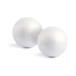 FIGURA DE ESPUMA BLANCA LIDERPAPEL BOLA DE 2 CM BOLSA CON 20 UNIDADES