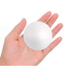 FIGURA DE ESPUMA BLANCA LIDERPAPEL BOLA DE 7 CM BOLSA CON 6 UNIDADES