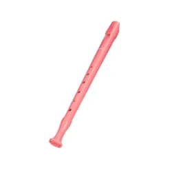 FLAUTA HOHNER 9508 COLOR CORAL FUNDA VERDE Y TRANSPARENTE