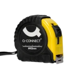 FLEXOMETRO Q-CONNECT DE 8 MT CON FRENO MATERIAL ANTICHOQUE 25 MM DE ANCHO