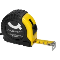 FLEXOMETRO Q-CONNECT DE 8 MT CON FRENO MATERIAL ANTICHOQUE 25 MM DE ANCHO