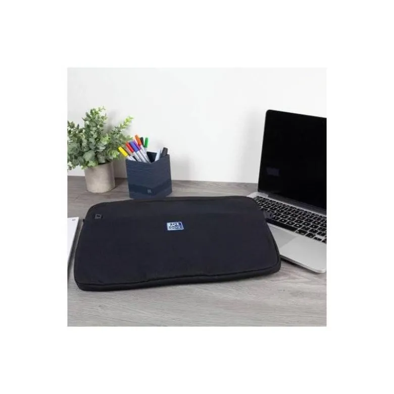 FUNDA PARA ORDENADOR PORTATIL OXFORD B-CASE RPET COLOR NEGRO 20X265X375 MM