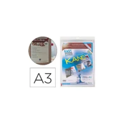 FUNDA DE PRESENTACION TARIFOLD ADHESIVA REMOVIBLE DIN A3 CON ESQUINA MAGNETICA CAPACIDAD PARA 10 HOJAS PACK