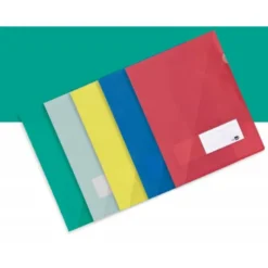 Funda dossier uñero con solapa Liderpapel Din A4 color incoloro
