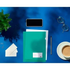 Funda dossier uñero con solapa Liderpapel Din A4 color verde