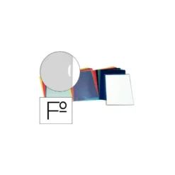 Funda dossier uñero Esselte Folio 110 micras color transparente