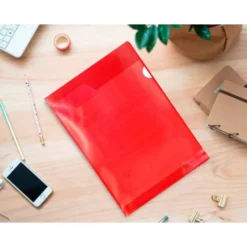 Funda dossier uñero Q-Connect Din A4 colores surtidos Caja de 100