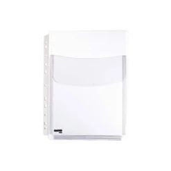 Funda Multitaladro Esselte con Fuelle y solapa DIN A4 Cristal 170 MC 200 hojas 5 uds