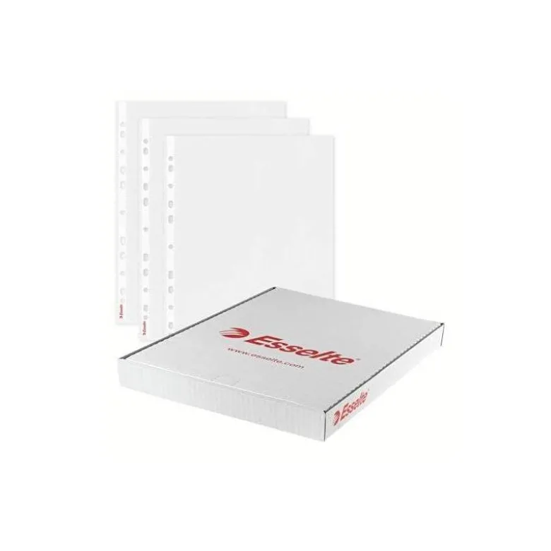 Funda Multitaladro Esselte DIN A4 Piel de Naranja 16 taladros 80 MC Caja de 100 uds