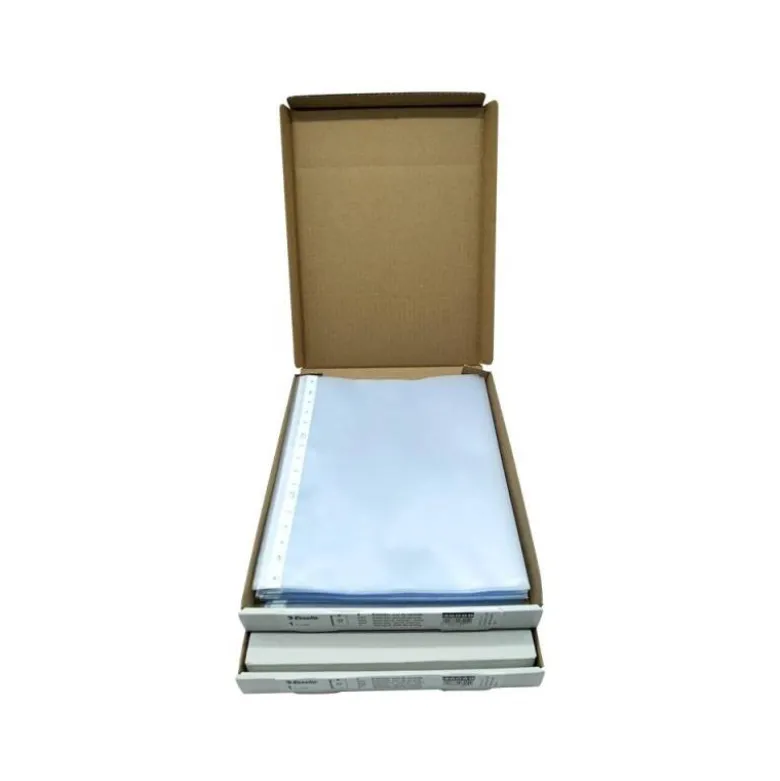 Funda Multitaladro Esselte DIN A4 Piel de Naranja 16 taladros 80 MC Caja de 100 uds