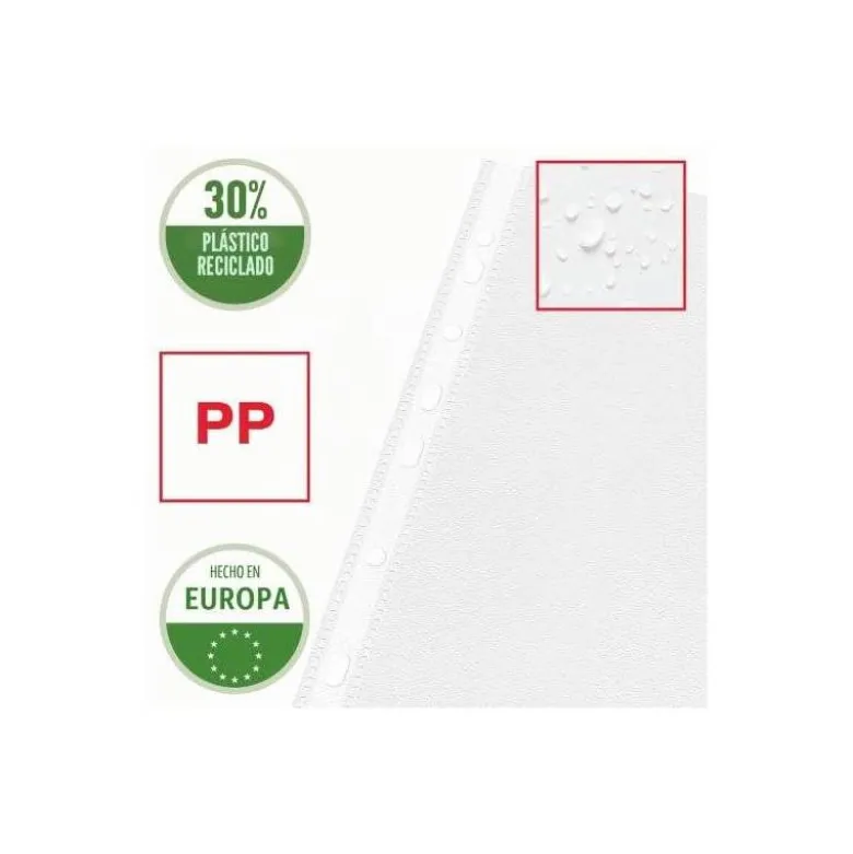 Funda Multitaladro Esselte DIN A4 Piel de Naranja 11 taladros 60 MC Caja 100 uds