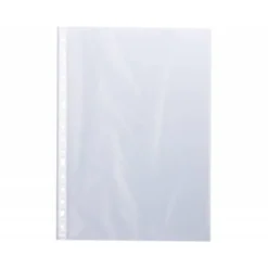 Funda Multitaladro Q-Connect Tamaño Folio 50 MC Piel de Naranja caja de 100 uds