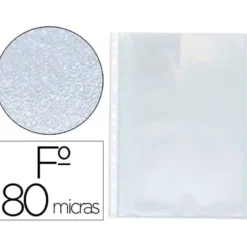 Funda Multitaladro Q-Connect Tamaño Folio 80 MC Piel de Naranja caja 100 uds