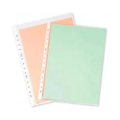 Funda Multitaladro Q-Connect Tamaño Folio 80 MC Piel de Naranja caja 100 uds