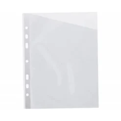 Funda multitaladro Q-Connect 90 MC 290x195 mm Cristal con 4 Taladros