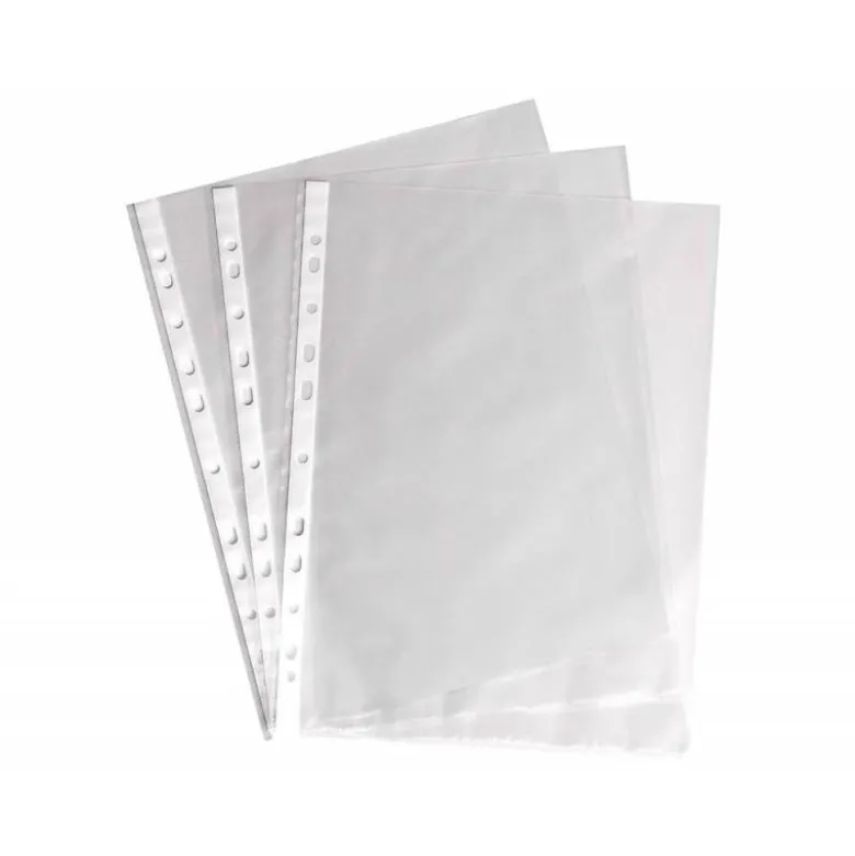 Funda Multitaladro Saro Tamaño Folio Cristal 16 taladros 90 MC Caja 100 uds