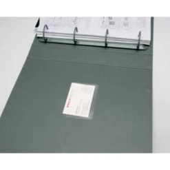 Funda para tarjeta de visita Q-Connect autoadhesiva