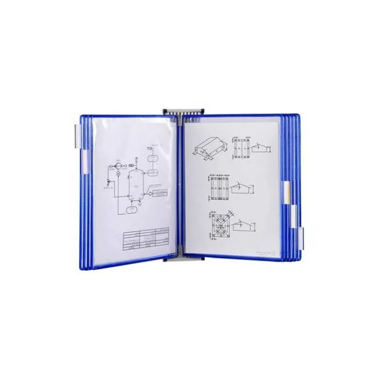 Funda portacatalogo Tarifold Din A4 color azul pack de 10