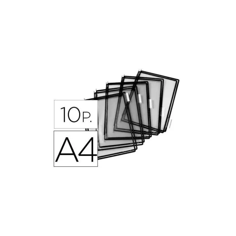 Funda portacatalogo Tarifold Din A4 color negro pack de 10