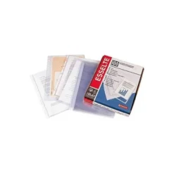 Funda portadocumento marca Esselte plastico cristal 83 x 122 mm