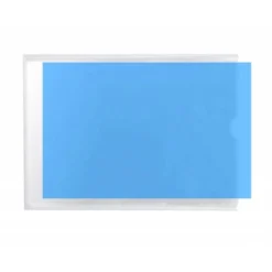 Funda portadocumento Q-connect din A5 150 micras pvc transparente con uñero