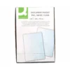 Funda portadocumento Q-connect cuarto 140 micras pvc transparente