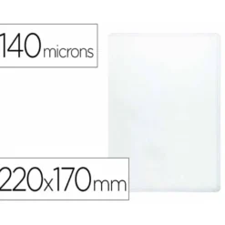 Funda portadocumento Q-connect cuarto 140 micras pvc transparente
