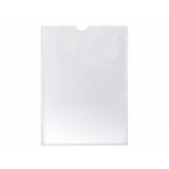 Funda portadocumento Q-connect din a6 150 micras pvc transparente con uñero