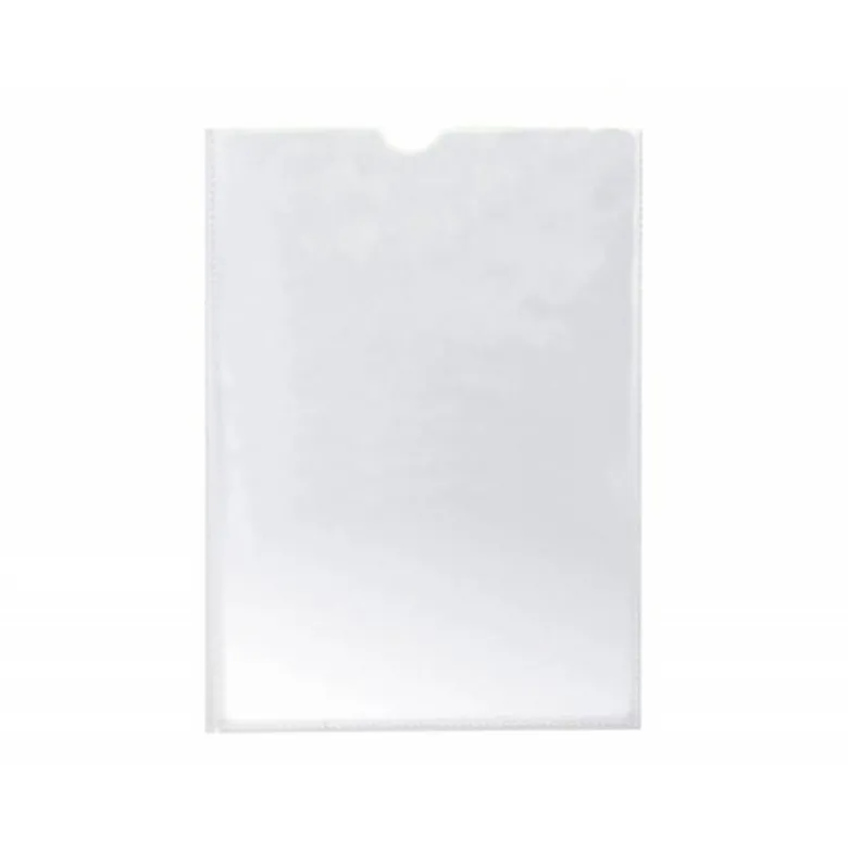 Funda portadocumento Q-connect din a6 150 micras pvc transparente con uñero
