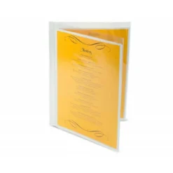 Funda portatodo Q-connect folio doble 180 micras pvc transparente