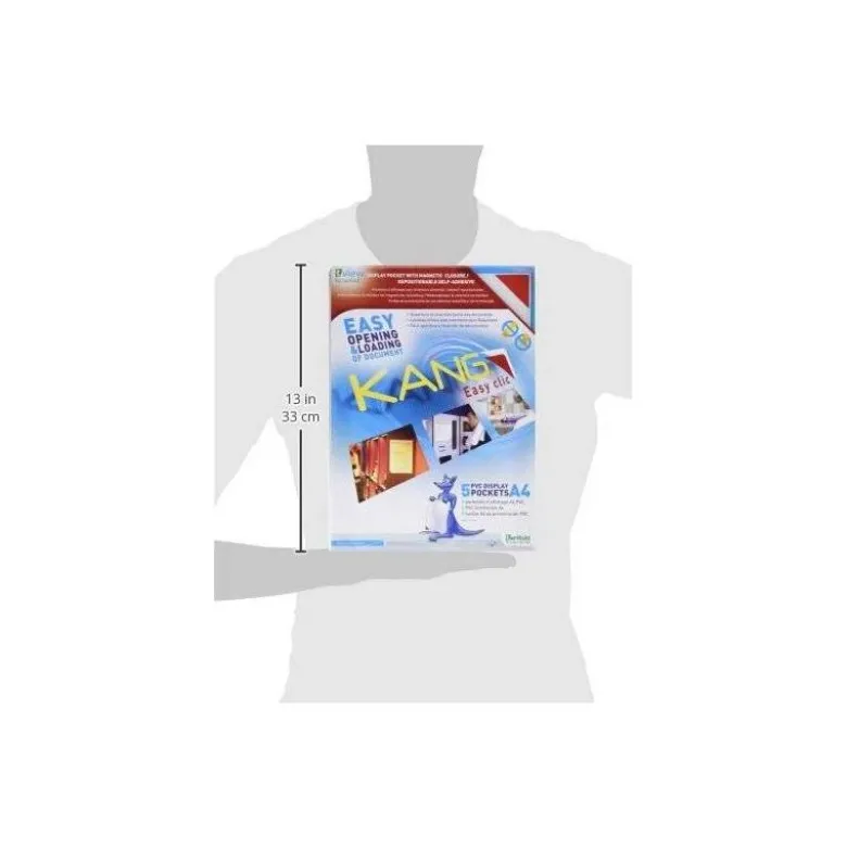 Funda presentacion Tarifold fijación adhesiva reposicionable Din A4 pack de 5