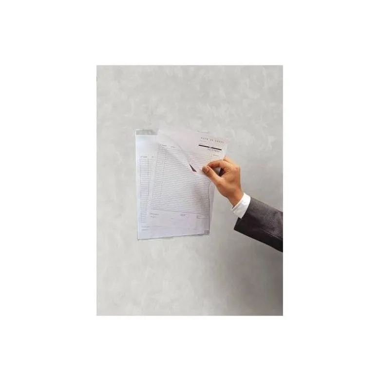 Funda presentacion Tarifold fijación adhesiva reposicionable Din A4 pack de 5