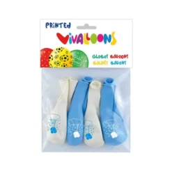 GLOBO 100% LATEX BIODEGRADABLE BABY SHOWER BLISTER DE 8 UNIDADES