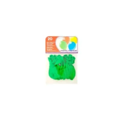 Globos redondos hinchables color verde