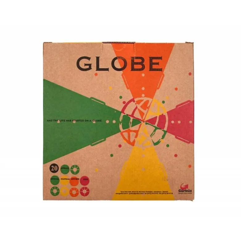 GLOBO TERRAQUEO LIDERPAPEL CON LUZ FISICO Y POLITICO CON ANIMALES DIAMETRO 20 CM