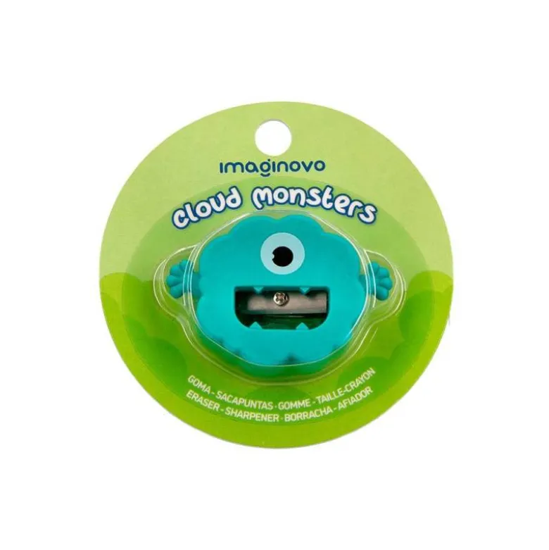 GOMA DE BORRAR IMAGINOVO ERASE IT MONSTRUO CON SACAPUNTAS COLORES SURTIDOS