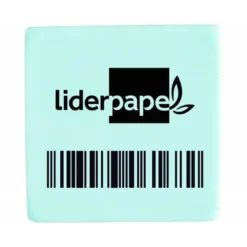 Goma de borrar Liderpapel Cuadrada Colores surtidos