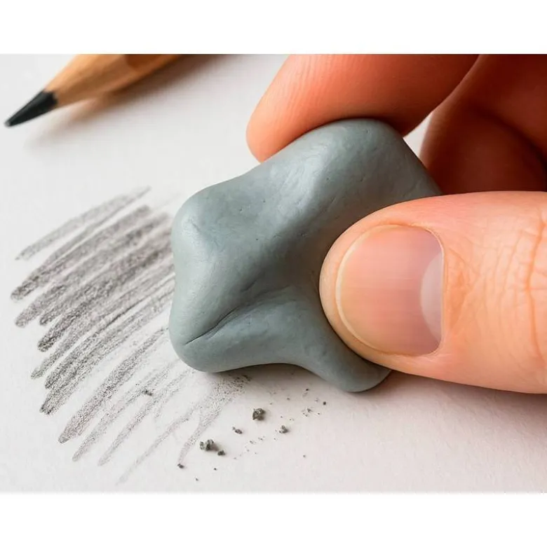 GOMA DE BORRAR MALEABLE LIDERPAPEL PARA CARBONCILLO 35X25X6 MM