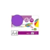 Goma eva liderpapel color violeta paquete de 10 hojas