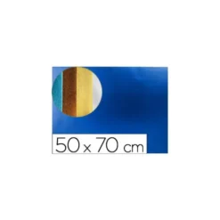 Goma eva Liderpapel Metalizada Azul 50X70 cm