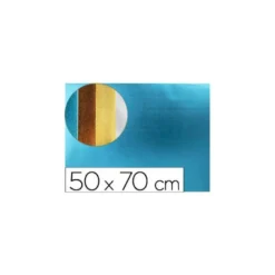 Goma eva Liderpapel Metalizada Azul Claro 50x70 cm