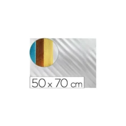 Goma eva Liderpapel Metalizada Plata 50X70
