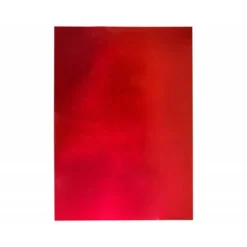 Goma eva Liderpapel Metalizada Rojo 50X70