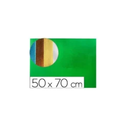 Goma eva Liderpapel Metalizada Verde 50x70 cm