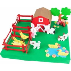 Goma Eva Liderpapel textura toalla color blanco